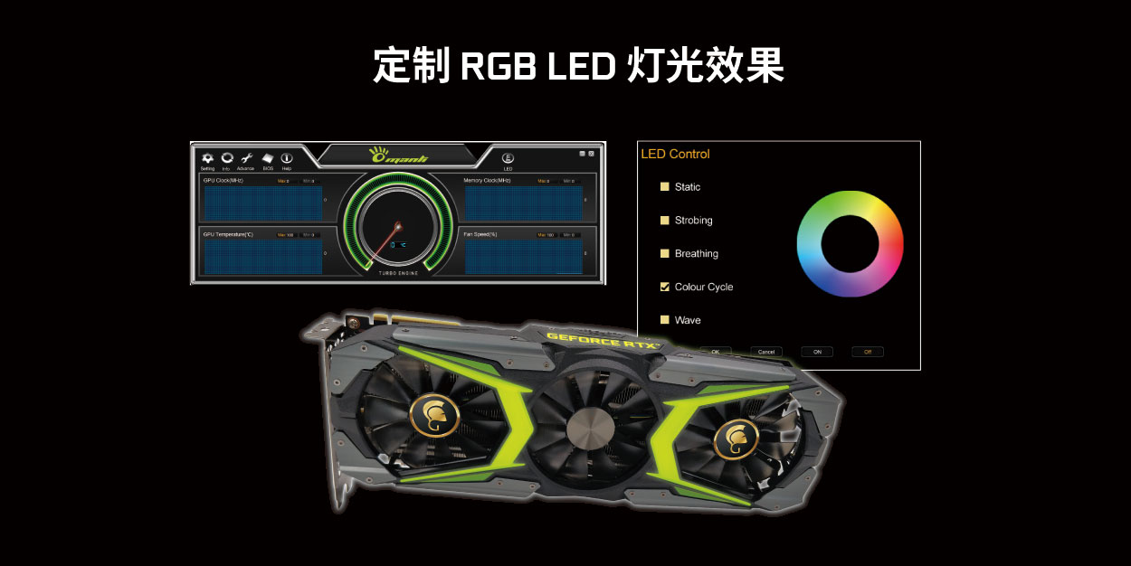 Manli GeForce RTX™ 2080Ti Gallardo(M3442+N504)-万利达科技集团